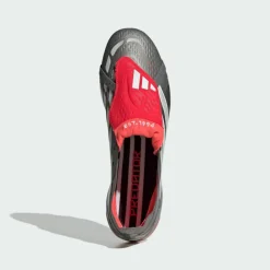 adidas Fußballschuhe<· Predator Elite Fußballschuh, Iron Metallic / Cloud White / Lucid Red