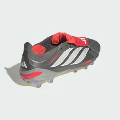 adidas Fußballschuhe<· Predator Elite Fußballschuh, Iron Metallic / Cloud White / Lucid Red