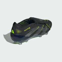 adidas Fußball|Fußballschuhe<· Predator Elite umschlagbare Zunge feste Core Black / Carbon / Lucid Lemon