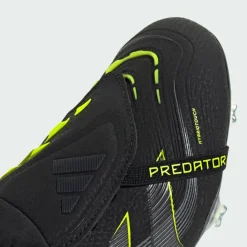 adidas Fußball|Fußballschuhe<· Predator Elite umschlagbare Zunge feste Core Black / Carbon / Lucid Lemon