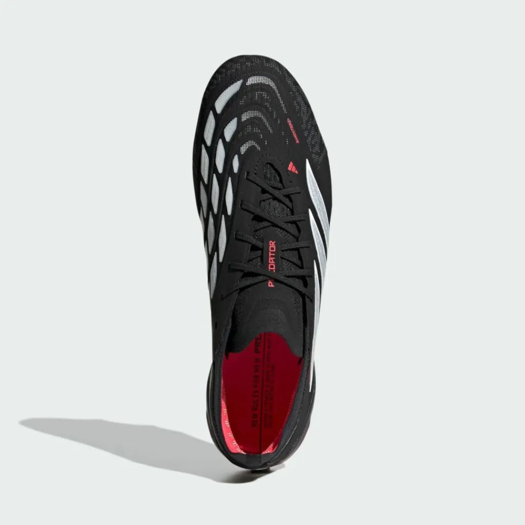 adidas Fußballschuhe|Fußball<· Predator Elite Fußballschuh, feste Böden Core Black / Cloud White / Lucid Red