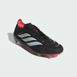 adidas Fußballschuhe|Fußball<· Predator Elite Fußballschuh, feste Böden Core Black / Cloud White / Lucid Red