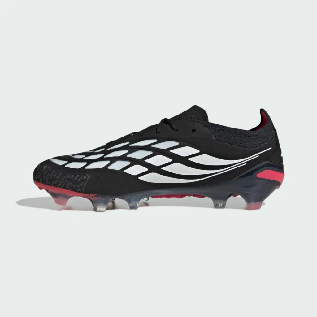 adidas Fußballschuhe|Fußball<· Predator Elite Fußballschuh, feste Böden Core Black / Cloud White / Lucid Red