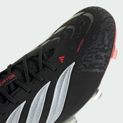 adidas Fußballschuhe|Fußball<· Predator Elite Fußballschuh, feste Böden Core Black / Cloud White / Lucid Red