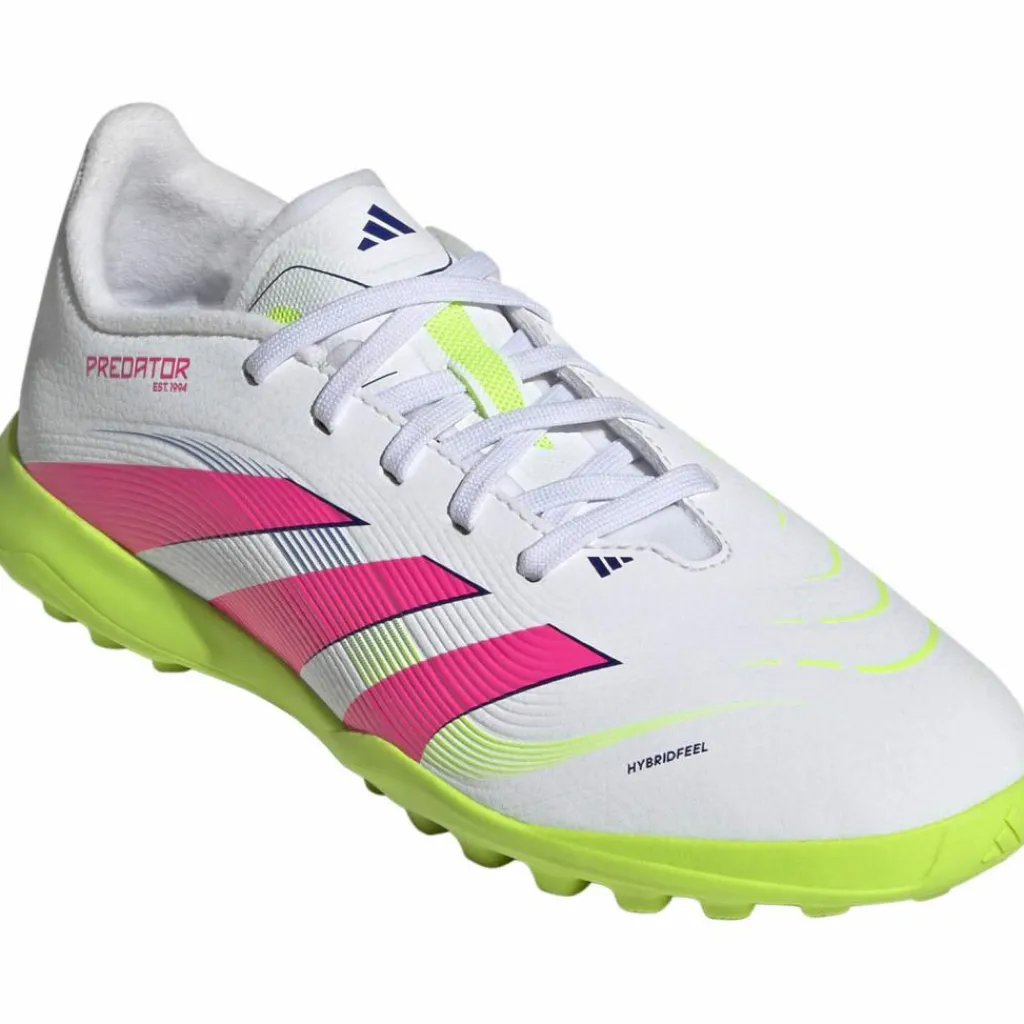 adidas Fußballschuhe<· PREDATOR LEAGUE TF J ftwr white-lucid pink-lucid lemon