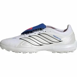 adidas Fußballschuhe<· PREDATOR LEAGUE Fold-Over Tongue Turf Cloud White / Zero Metalic / Royal Blue