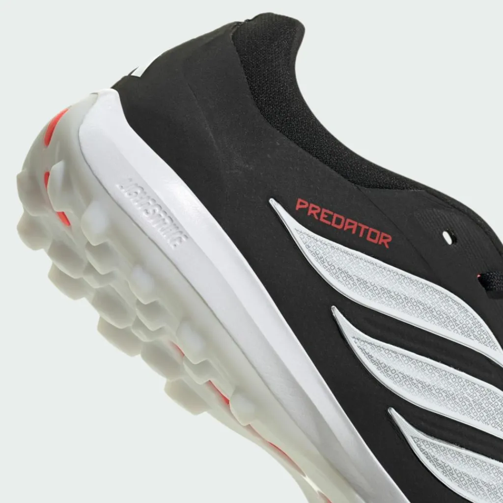 adidas Fußballschuhe|Fußballschuhe<· PREDATOR PRO Fußballschuh, Rollrasen, Core Black / Cloud White / Lucid Red