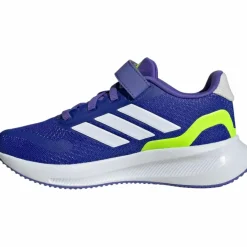 adidas Laufen|Laufschuhe<· RUNFALCON 5 EL C lucid blue-ftwr white-cobalt blue