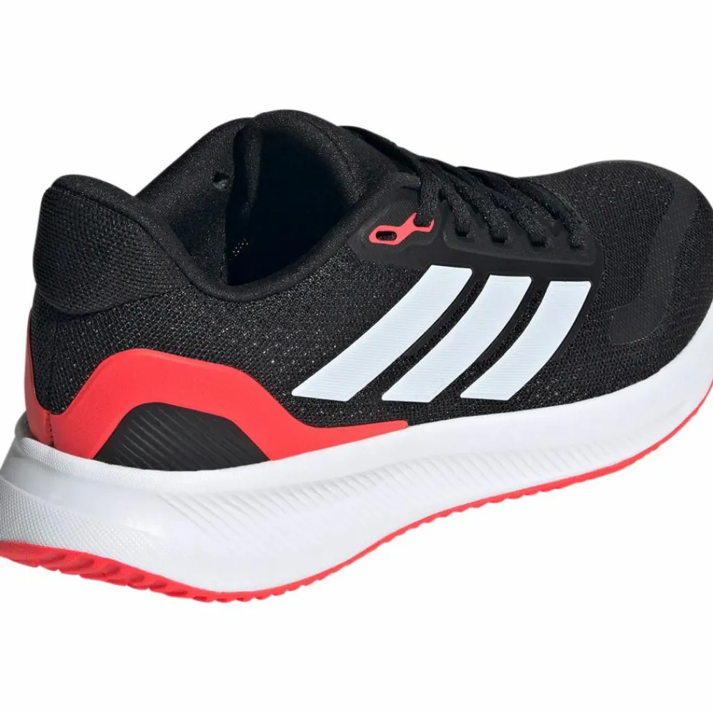 adidas Laufen|Laufschuhe<· Runfalcon 5 Jr core black-ftwr white-lucid red