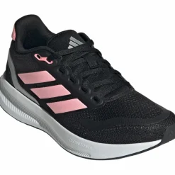 adidas Laufen|Laufschuhe<· Runfalcon 5 Jr core black-pink spark-silver met