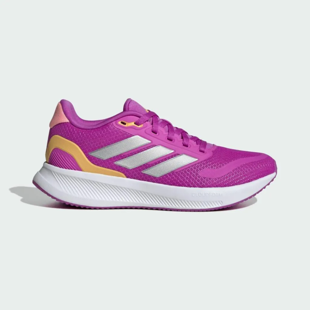adidas Laufen|Laufschuhe<· Runfalcon 5 Schuh Purple Burst / Silver Metallic / Semi Spark