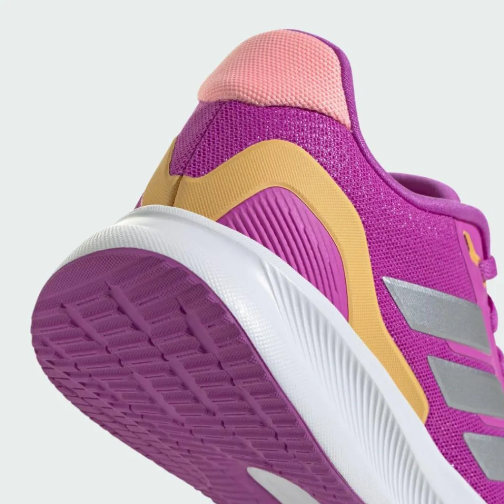 adidas Laufen|Laufschuhe<· Runfalcon 5 Schuh Purple Burst / Silver Metallic / Semi Spark