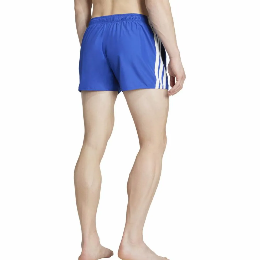 adidas Schwimmen<· 3S BLD SH 3IN semi lucid blue-white
