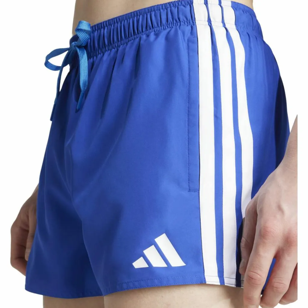 adidas Schwimmen<· 3S BLD SH 3IN semi lucid blue-white