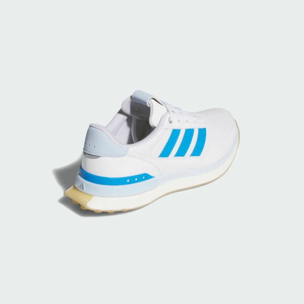adidas Multifunktionsschuhe<· S2G 26 Leather Spikeless Golfschuh Cloud White / Lucid Ray Blue / Crystal Sky
