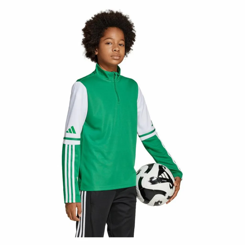 adidas Fußball|Pullover & Sweats<· Squadra 25 HalfZip Sweatshirt Kids gruenweiss
