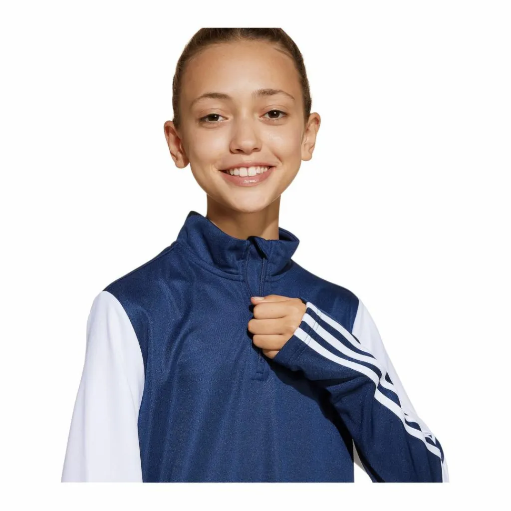 adidas Pullover & Sweats<· Squadra 25 HalfZip Sweatshirt Kids blauweiss