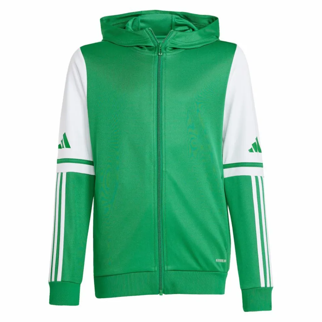 adidas Pullover & Sweats<· Squadra 25 Kapuzenjacke Kids gruenweiss