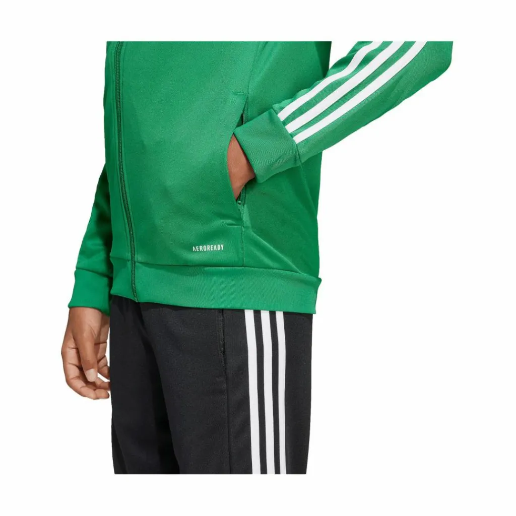 adidas Pullover & Sweats<· Squadra 25 Kapuzenjacke Kids gruenweiss