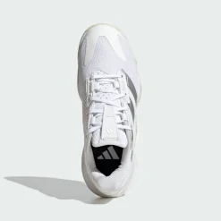 adidas Hallenschuhe<· Stabil 16 Indoor Schuh Cloud White / Silver Metallic / Grey One