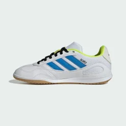 adidas Fußballschuhe<· SUPER SALA COMPETITION III Indoor Kids Cloud White / Lucid Ray Blue / Solar Yellow