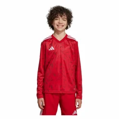 adidas Fußball|Trikots<· Team Icon 25 Trikot langarm Kids rotweiss