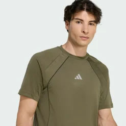 adidas Shirts<· Tech Apparel CLIMACOOL T-Shirt Olive Strata