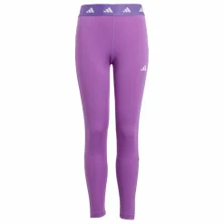 adidas Hosen<· TECHFIT Kids 7/8-Leggings Active Purple / White