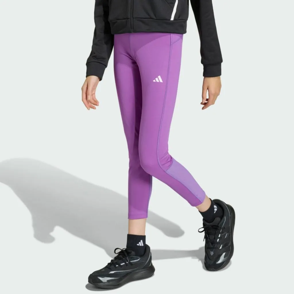 adidas Hosen<· TECHFIT Kids 7/8-Leggings Active Purple / White