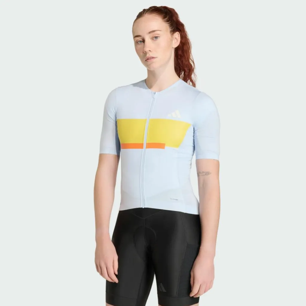 adidas Trikots<· TEMPO NEO HERITAGE RADTRIKOT Crystal Sky