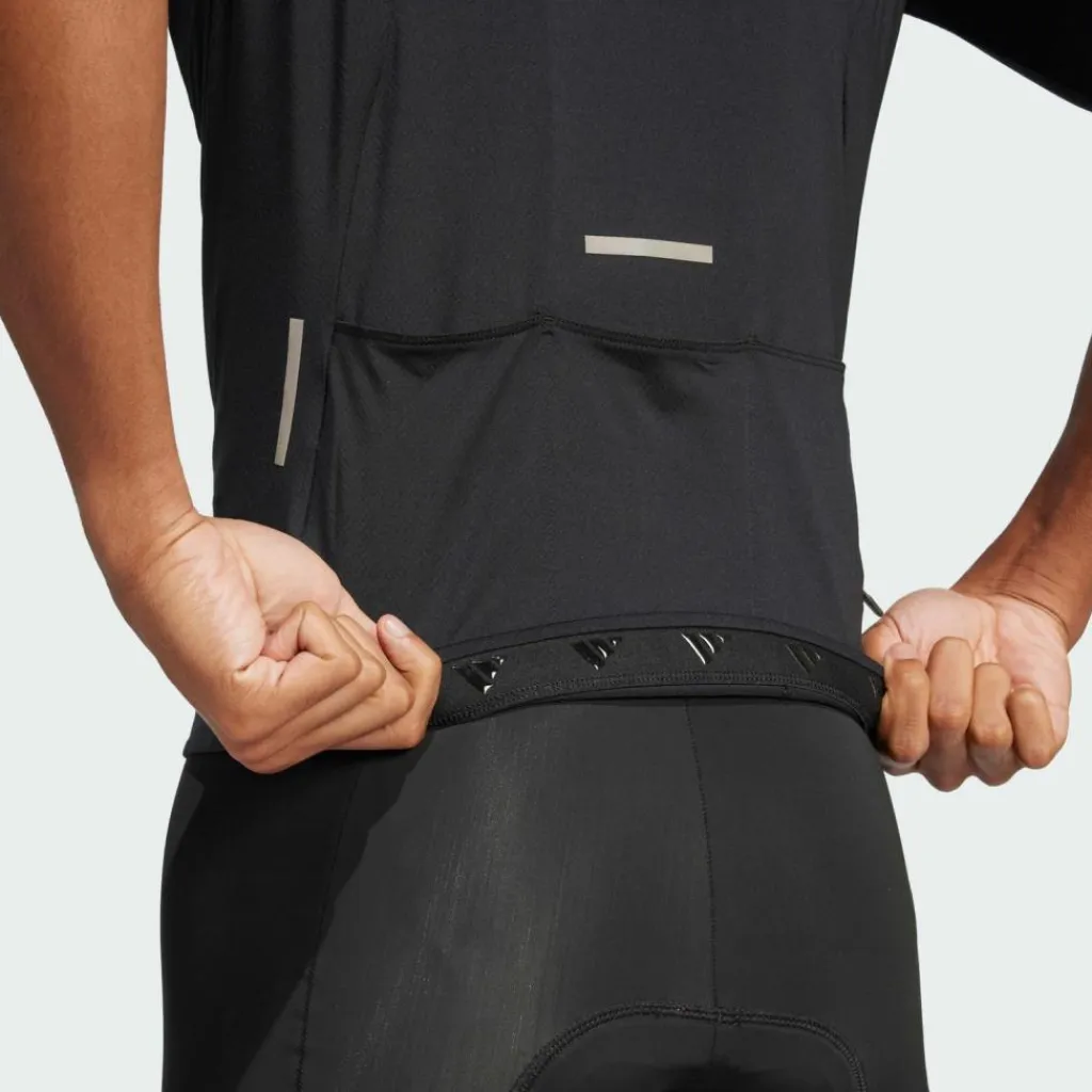 adidas Trikots<· Tempo 3-Streifen Radtrikot Black