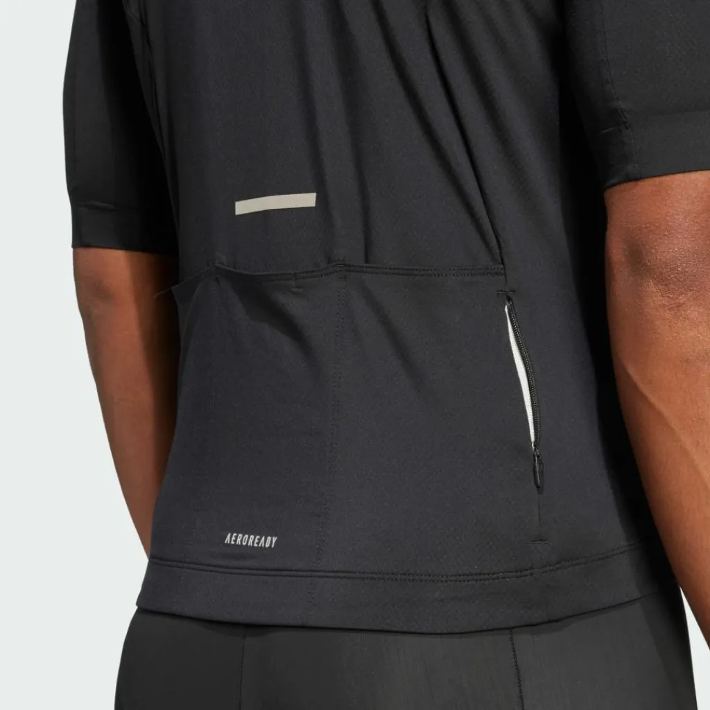 adidas Trikots<· Tempo 3-Streifen Radtrikot Black