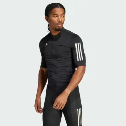 adidas Trikots<· Tempo 3-Streifen Radtrikot Black