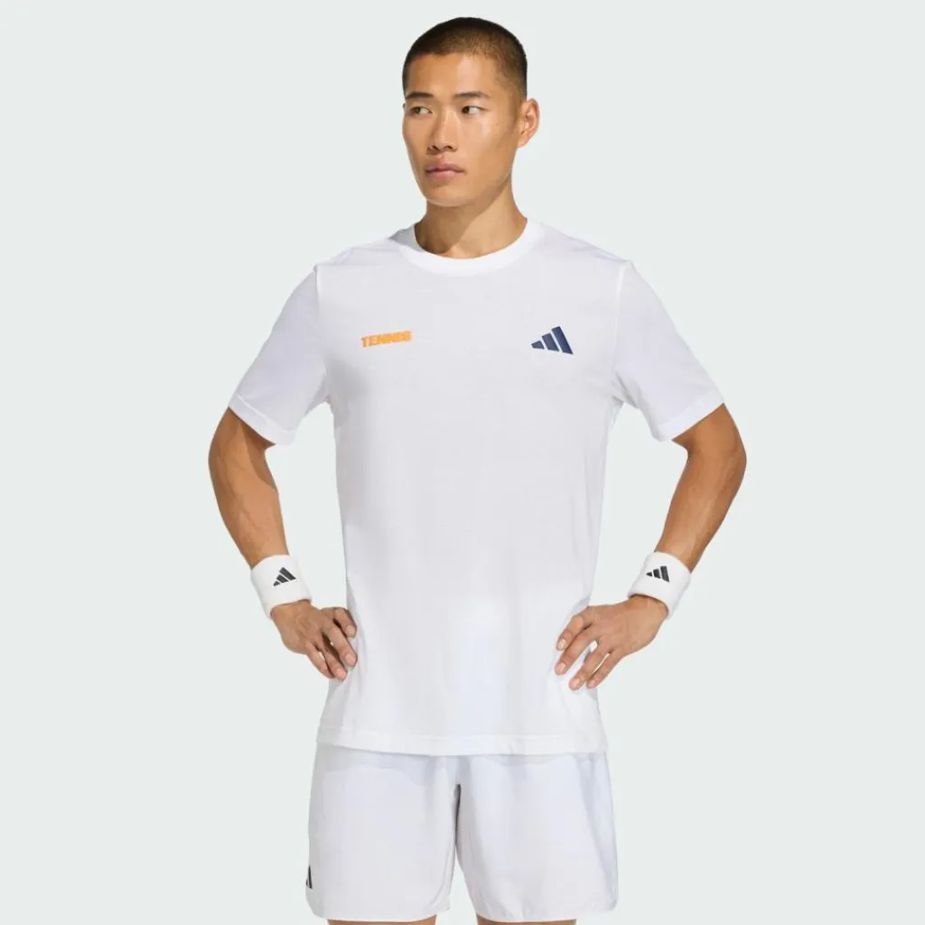 Hot · Tennis Hot Egg Grafik T-Shirt Herren Tennis|Tennis