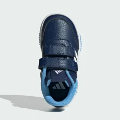 adidas Sneaker<· Tensaur Hook and Loop Schuh Dark Blue / Cloud White / Blue Burst