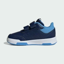 adidas Sneaker<· Tensaur Hook and Loop Schuh Dark Blue / Cloud White / Blue Burst