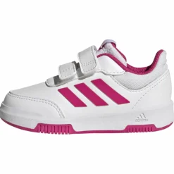 adidas Sneaker<· Tensaur Hook and Loop Schuh Cloud White / Team Real Magenta / Core Black