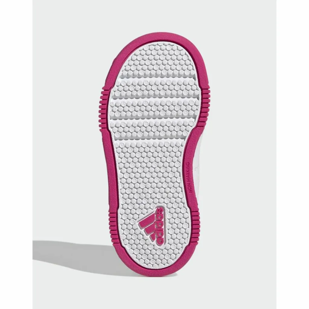 adidas Sneaker<· Tensaur Hook and Loop Schuh Cloud White / Team Real Magenta / Core Black