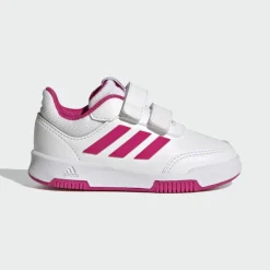 adidas Sneaker<· Tensaur Hook and Loop Schuh Cloud White / Team Real Magenta / Core Black