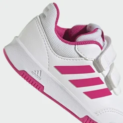 adidas Sneaker<· Tensaur Hook and Loop Schuh Cloud White / Team Real Magenta / Core Black