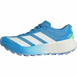 adidas Trailrunning|Laufschuhe<· Terrex Agravic 4 Trail Running Schuh Blue Burst / Off White / Lime Burst