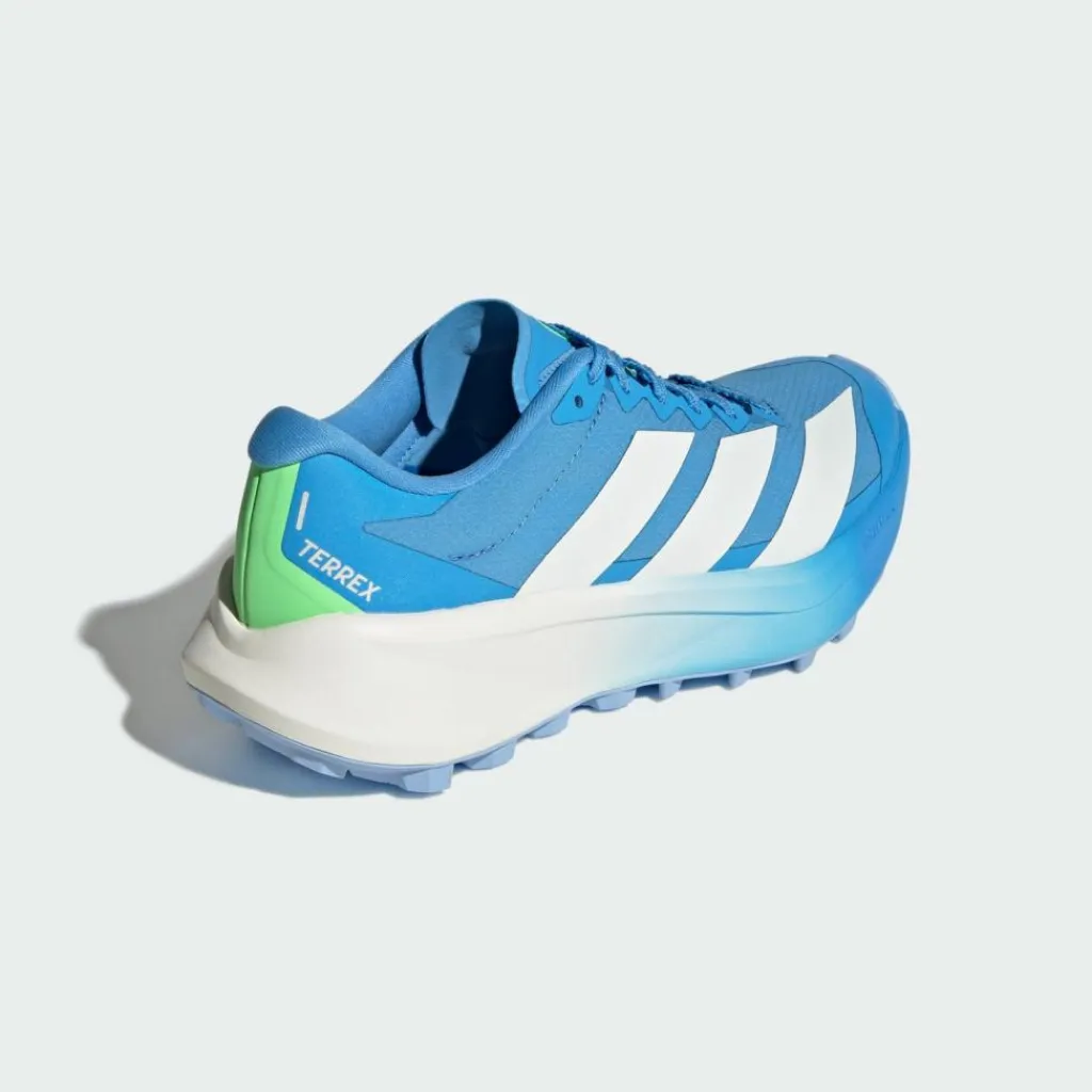 adidas Trailrunning|Laufschuhe<· Terrex Agravic 4 Trail Running Schuh Blue Burst / Off White / Lime Burst