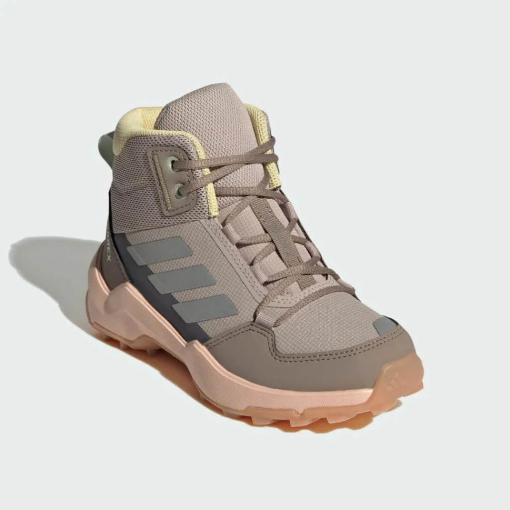 adidas Winterschuhe<· Terrex Ax4r Mid Wanderschuh Wonder Taupe / Reflective Silver / Ice Tangerine