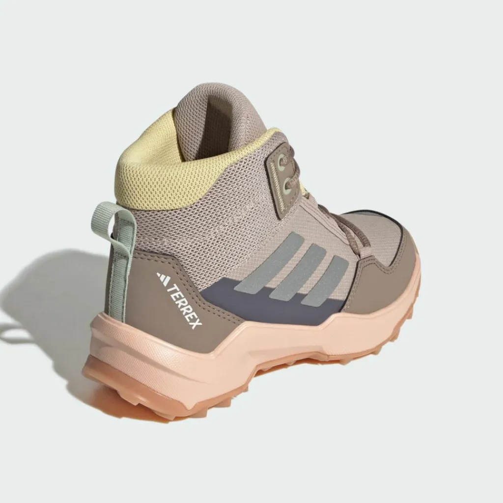 adidas Winterschuhe<· Terrex Ax4r Mid Wanderschuh Wonder Taupe / Reflective Silver / Ice Tangerine