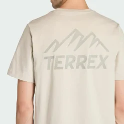 adidas Wanderschuhe<· TERREX MOUNTAIN T-SHIRT MIT GRAFIK Beige