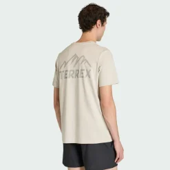 adidas Wanderschuhe<· TERREX MOUNTAIN T-SHIRT MIT GRAFIK Beige