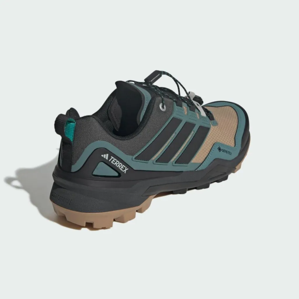 adidas Wanderschuhe<· Terrex Skychaser Mid GORE-TEX Cardboard / Core Black / Preloved Teal
