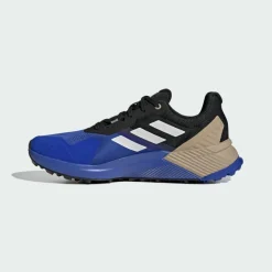 adidas Trailrunning|Laufschuhe<· TERREX Soulstride RAIN.RDY Semi Lucid Blue / Grey One / Blanch Cargo