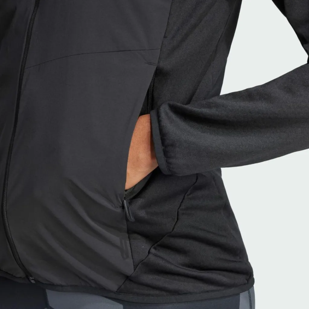 adidas Fleecejacken<· Terrex Xperior Climawarm+ Wind Light Black