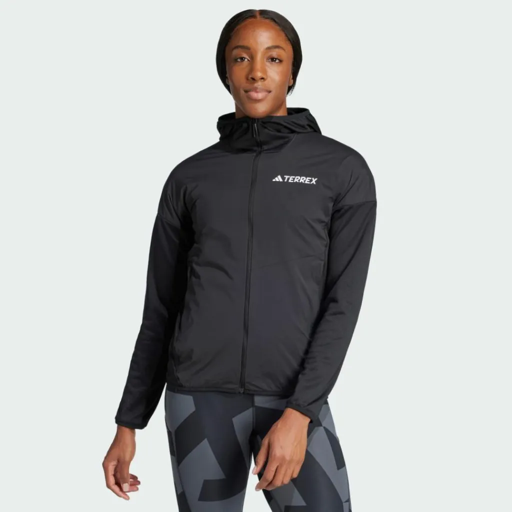 adidas Fleecejacken<· Terrex Xperior Climawarm+ Wind Light Black